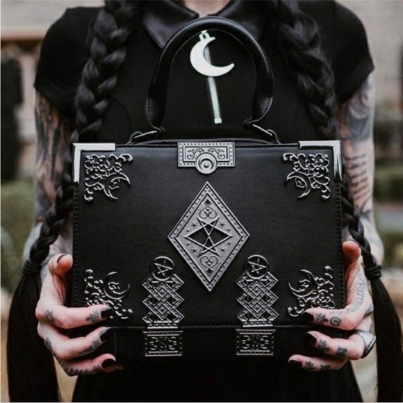Killstar Handbags - Killstar Book of Shadows Bag Black